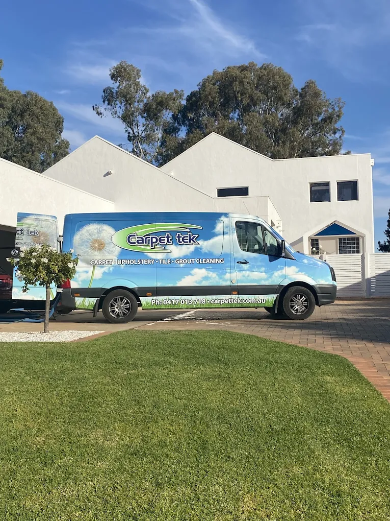 Carpet Tek service van ready for cleaning work in Mildura